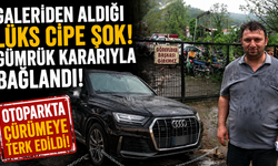 Galeriden aldığı lüks cipe şok! Gümrük kararıyla bağlandı, otoparkta çürümeye terk edildi