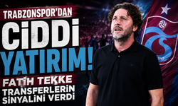 Trabzonspor'dan ciddi yatırım! Fatih Tekke transferlerin sinyalini verdi