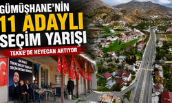 Gümüşhane'nin 11 adaylı seçim yarışı