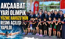 Akçaabat Yarı Olimpik Yüzme Havuzu’nun resmi açılışı yapıldı