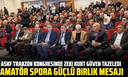 ASKF Trabzon Kongresinde Zeki Kurt Güven Tazeledi: Amatör Spora Güçlü Birlik Mesajı