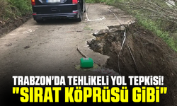 Trabzon'da tehlikeli yol tepkisi! "Sırat köprüsü gibi"