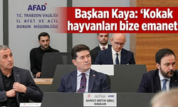 Başkan Kaya: “Kokak hayvanları bize emanet”