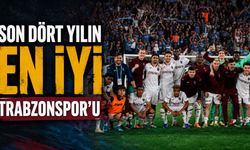 Son dört yılın en iyi Trabzonspor'u