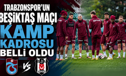 Trabzonspor'un Beşiktaş maçı kamp kadrosu belli oldu