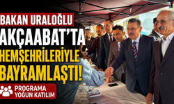 Bakan Uraloğlu Akçaabat’ta hemşehrileriyle bayramlaştı! Programa yoğun katılım
