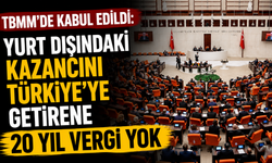 Yurt dışındaki kazancını Türkiye'ye getirene 20 yıl vergi yok