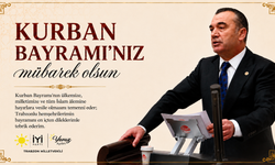 İYİ Parti Trabzon Milletvekili Yavuz Aydın Kurban Bayramı Mesajı
