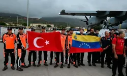 Türkiye’den yola çıkan arama kurtarma ekipleri Venezuela’ya ulaştı