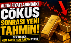 Altın fiyatlarındaki çöküş sonrası yeni tahmin: Dev banka hem tarih hem rakam verdi