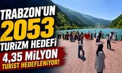 Trabzon'un 2053 turizm hedefi açıklandı! 4,35 milyon turist hedefleniyor