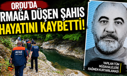 Ordu'da ırmağa düşen şahıs hayatını kaybetti