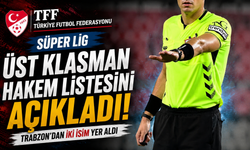 TFF Süper Lig Üst Klasman hakem listesini açıkladı Trabzondan iki isim yer aldı