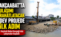 Akçaabat’ta ulaşımı rahatlatacak dev projede ilk adım Haçkalı Baba Kavşağı’nda çalışmalar başladı