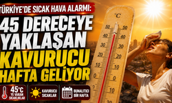 Türkiye’de sıcak hava alarmı: 45 dereceye yaklaşan kavurucu hafta geliyor