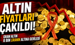 Altın fiyatları çakıldı! Gram altın 6 bin liranın altına geriledi