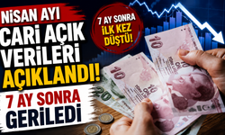 Nisan ayı cari açık verileri açıklandı 7 ay sonra geriledi