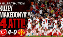 A Milli Futbol Takımı, Kuzey Makedonya'ya 4 attı!