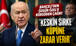 Bahçeli'den Özgür Özel'e kürsüden çağrı! 'Keskin sirke küpüne zarar verir'
