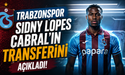 Trabzonspor Sidny Lopes Cabral'ın transferini açıkladı
