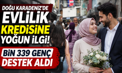 Doğu Karadeniz'de evlilik kredisine yoğun ilgi! Bin 339 genç destek aldı