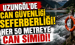 Uzungöl'de Can Güvenliği Seferberliği! Her 50 Metreye Can Simidi