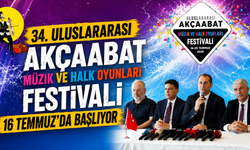 34. Uluslararası Akçaabat Müzik ve Halk Oyunları Festivali 16 Temmuz'da Başlıyor