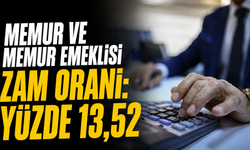 Memur ve memur emeklisi zam oranı: Yüzde 13,52