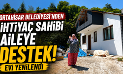 Ortahisar Belediyesi'nden ihtiyaç sahibi aileye destek! Evi yenilendi