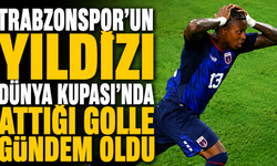 Trabzonspor'un yıldızı Dünya Kupası'nda attığı golle gündem oldu