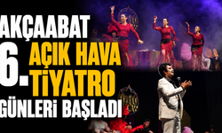 Akçaabat 6. Açık Hava Tiyatro Günleri başladı
