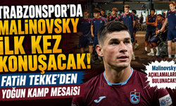 Trabzonspor'da Malinovsky İlk Kez Konuşacak! Fatih Tekke'den Yoğun Kamp Mesaisi