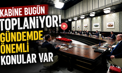Kabine bugün toplanıyor: Gündemde önemli konular var
