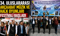 34. Uluslararası Akçaabat Müzik ve Halk Oyunları Festivali başladı