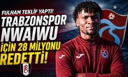 Fulham teklif yaptı! Trabzonspor Nwaiwu için 28 milyonu reddetti