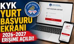 KYK yurt başvuru ekranı 2026-2027 erişime açıldı