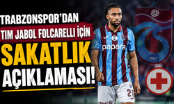Trabzonspor'dan Tim Jabol Folcarelli için sakatlık açıklaması!
