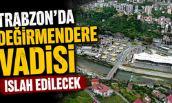 Trabzon'da Değirmendere Vadisi ıslah edilecek