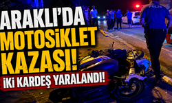 Araklı’da motosiklet kazası: İki kardeş yaralandı