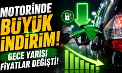 Motorinde büyük indirim: Gece yarısı fiyatlar değişti