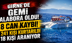 Girne'de gemi alabora oldu: 8 can kaybı! 241 kişi kurtarıldı 18 kişi aranıyor
