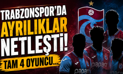 Trabzonspor'da ayrılıklar netleşti! Tam 4 oyuncu...
