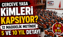 Çerçeve Yasa kimleri kapsıyor? 12 maddelik metinde 5 ve 10 yıl detayı