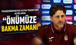 Trabzonspor’da Fatih Tekke’den açıklama: “Önümüze bakma zamanı”