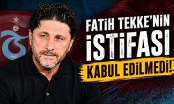 Trabzonspor'da Fatih Tekke'nin istifası kabul edilmedi