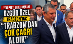 YENi Parti Genel Başkanı Özgür Özel Trabzon’da: “Trabzon’dan çok çağrı aldık”