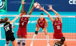 A Milli Kadın Voleybol Takımı, Almanya'yı devirdi