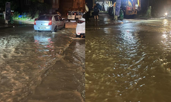 Fatsa'da sağanak: Yollar göle döndü