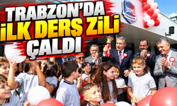 Trabzon’da ilk ders zili çaldı