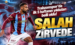 Trabzonspor’da ilk 5 haftanın yıldızları belli oldu! Salah zirvede